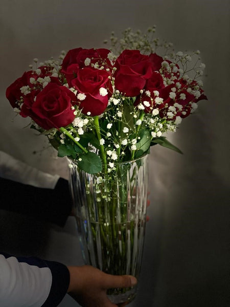 Roses  - with vase