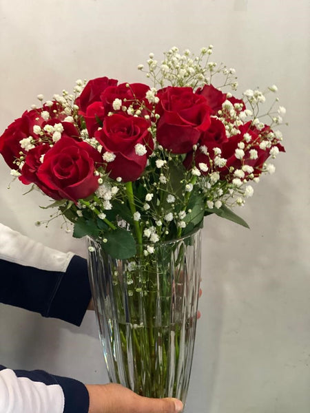 Roses  - with vase